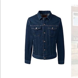 Lands End Men's Comfort-First Denim Trucker Jacket